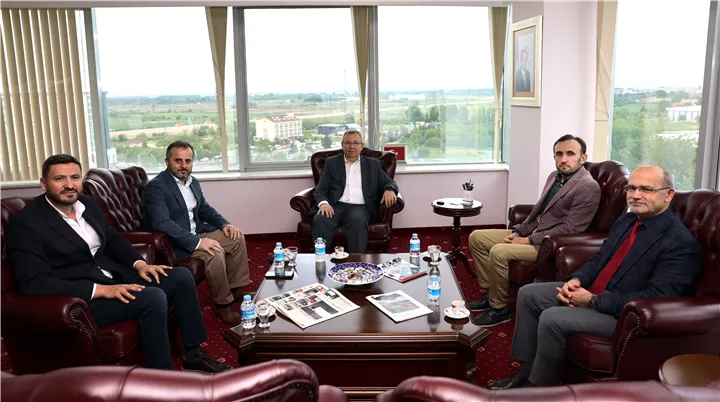 ÜNDER üyelerinden Rektör Tabakoğlu’na ziyaret