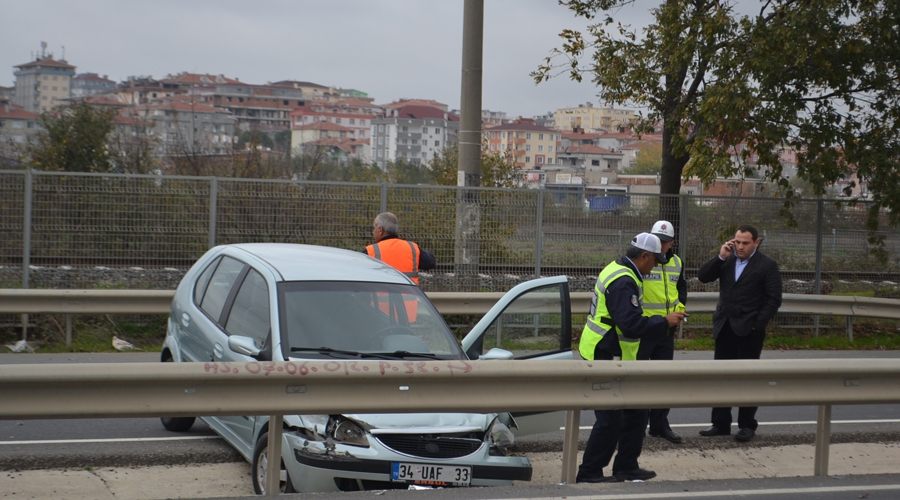  Çerkezköy-Çorlu yolunda kaza: 1 Yaralı