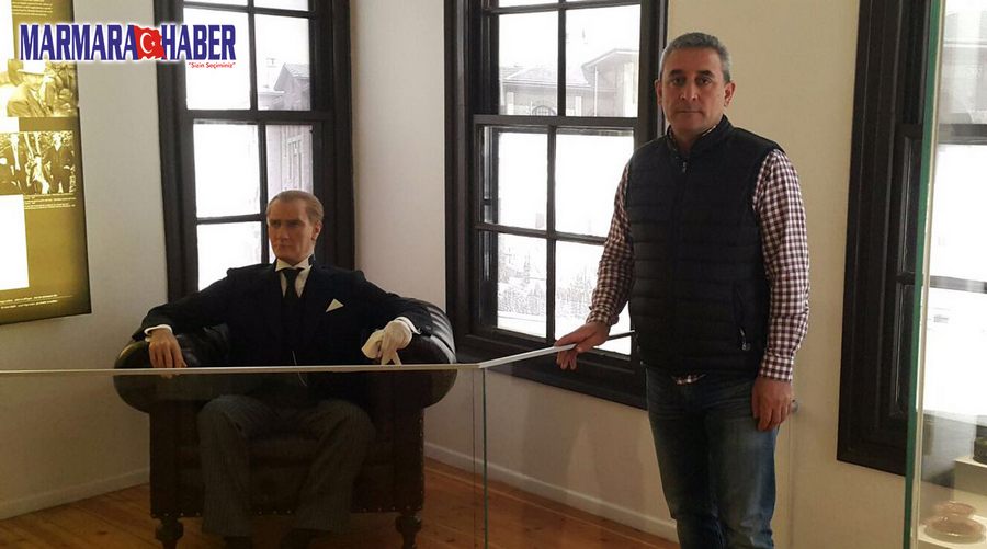 Çerkezköylü müteahhidin Atatürk sevgisi