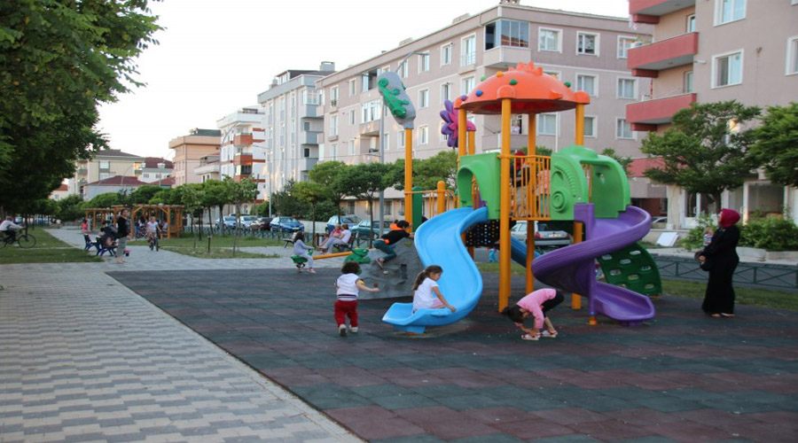 "50 adet yeni parkı Çerkezköy