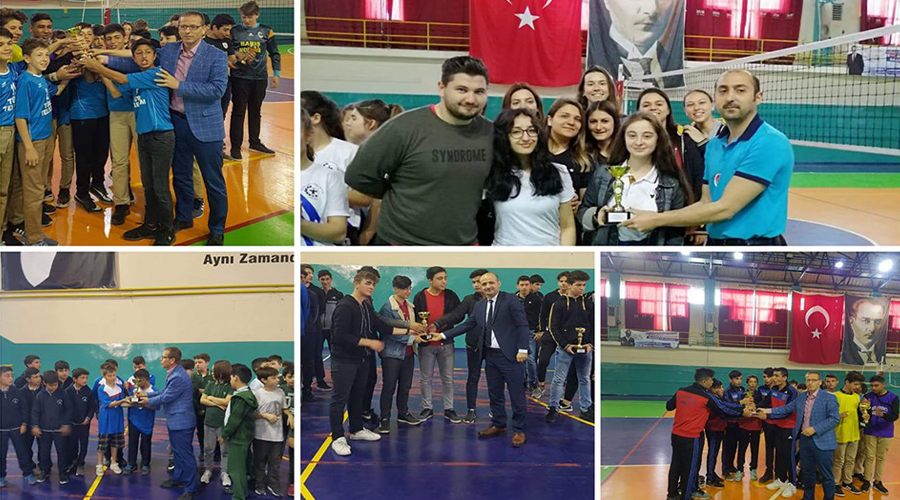 Okul Sporları İlçe birinciliği müsabakaları Çerkezköy