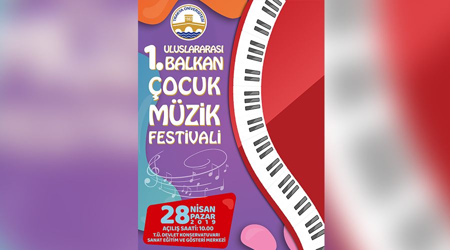 Uluslararası Balkan Çocuk Müzik Festivali başlıyor