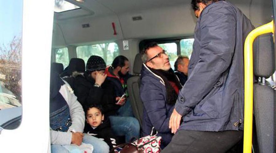 Suriyeli ve Afgan 16 mülteci yakalandı!