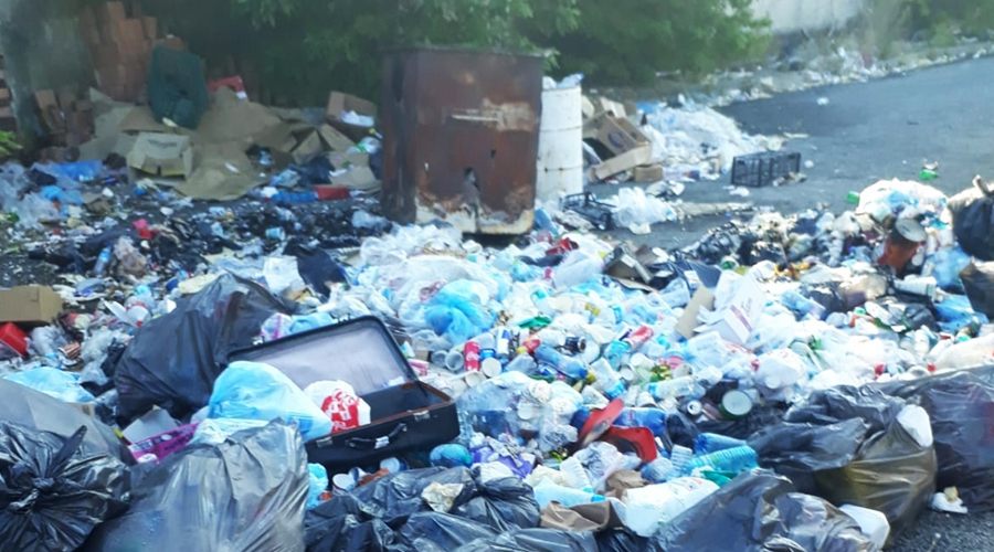 Sorumsuz vatandaşlar tarafından atılan çöpler temizlendi