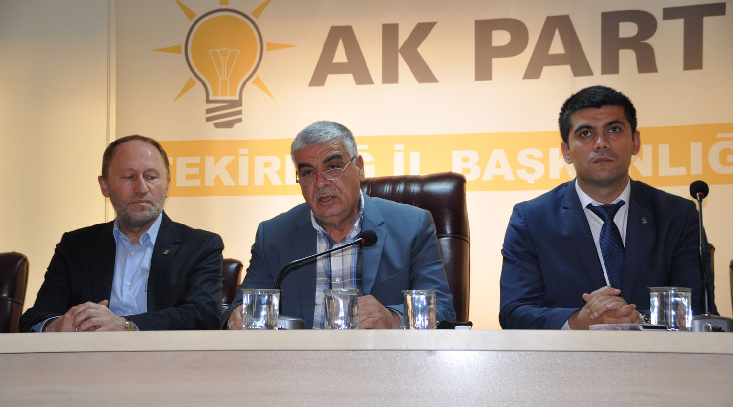 AK Parti Tekirdağ İl Başkanı Ahmet Kambur istifa etti