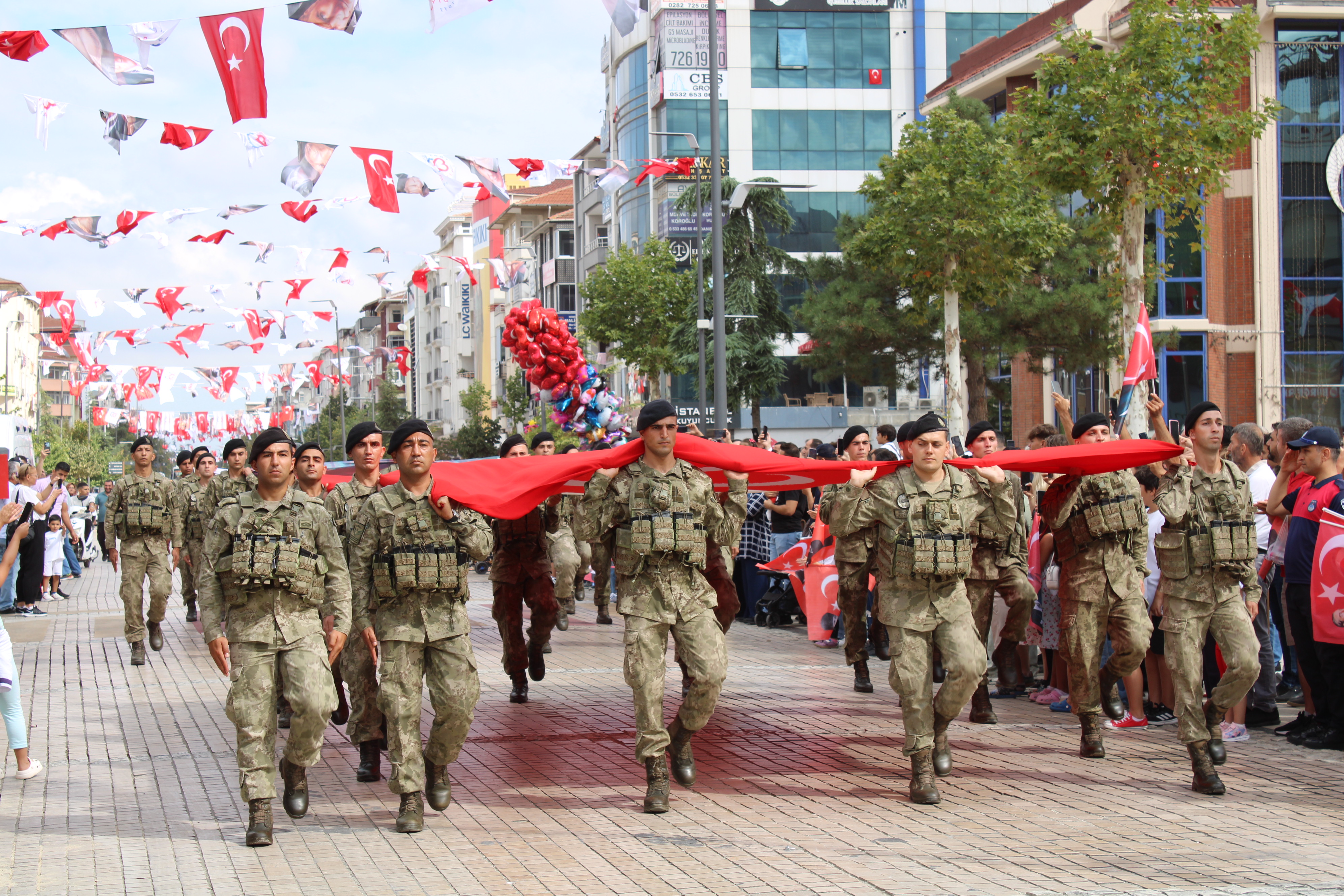 Çerkezköy’de 30 Ağustos coşkusu