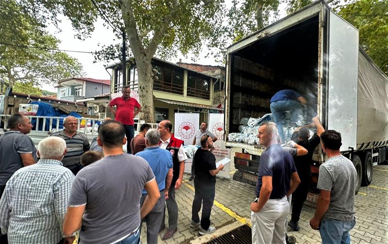 Sera Yenileme Projesi kapsamında naylon dağıtıldı