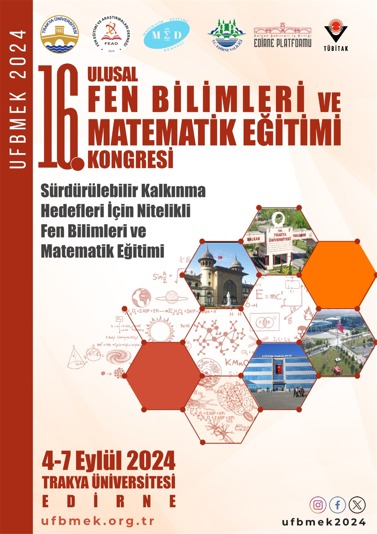 16. Ulusal Fen Bilimleri ve Matematik Eğitimi Kongresi başlıyor