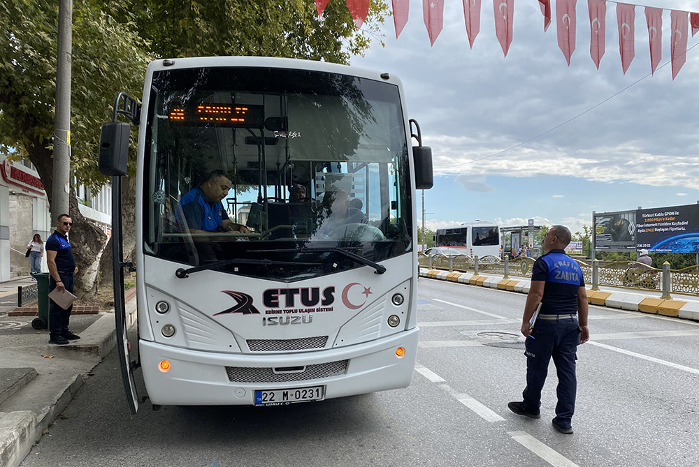 Toplu taşıma araçları denetlendi