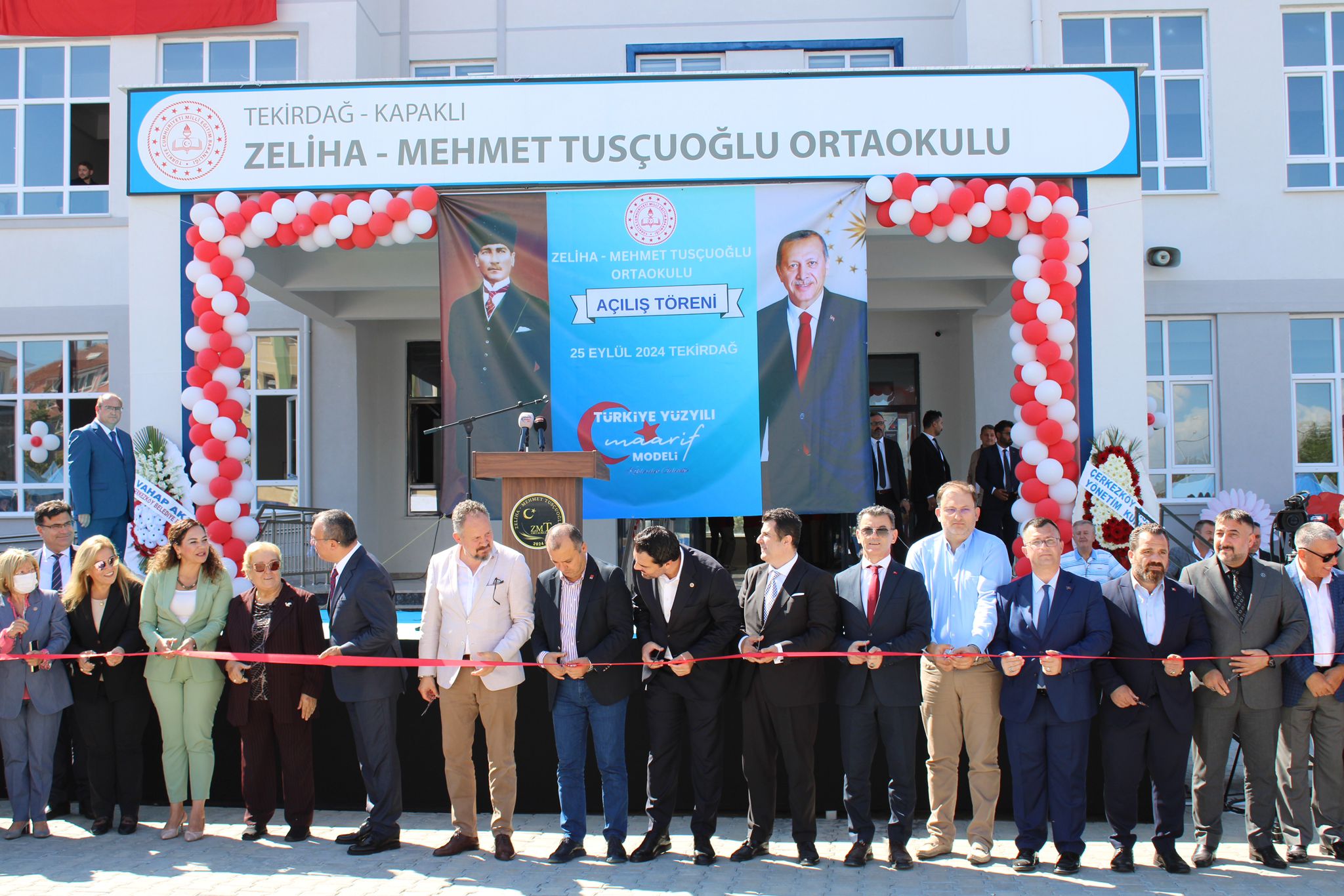 Zeliha-Mehmet Tusçuoğlu Ortaokulu’na görkemli açılış