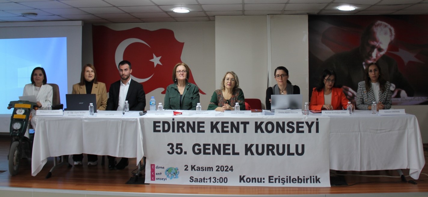 Edirne Kent Konseyi, 2024 yılı ikinci genel kurulunu yaptı