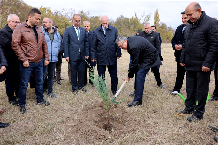 Fidanlar toprakla buluştu