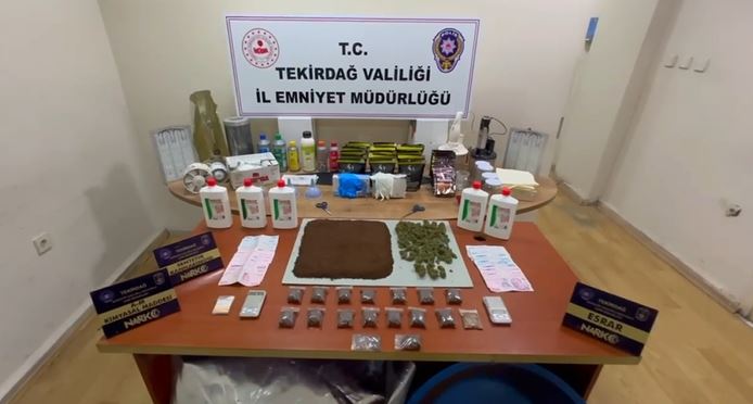 Tekirdağ’da narkotik alarmı: Polisten kapsamlı uygulama