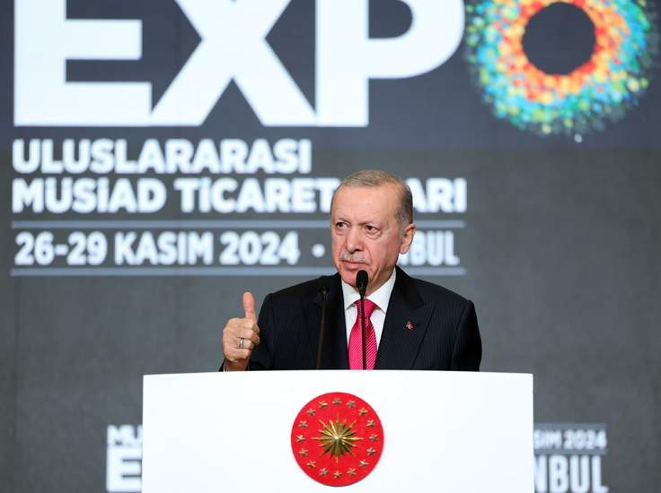 Erdoğan: Bugünün sorunları da tarihin tozlu sayfalarına karışacak