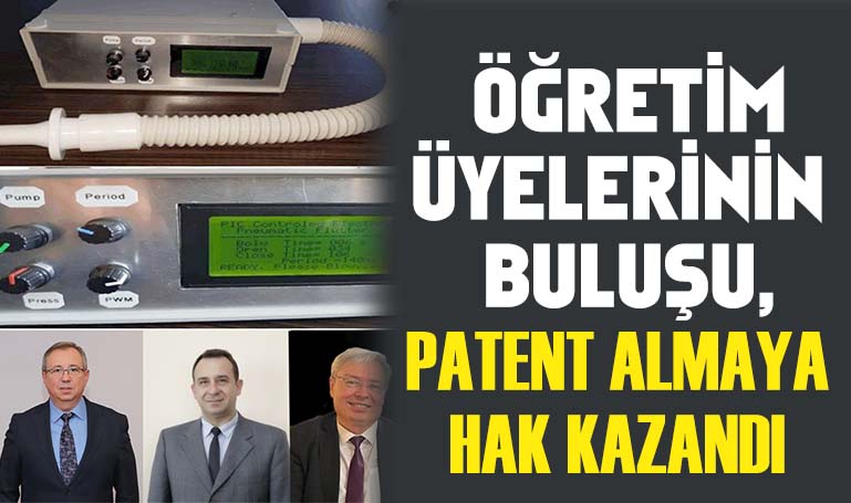 Öğretim üyelerinin buluşu, patent almaya hak kazandı