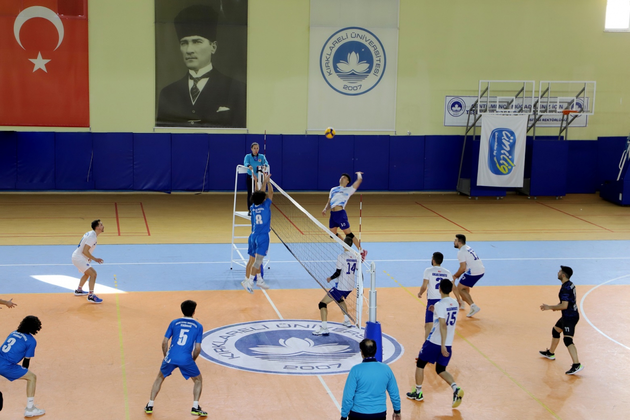 Üniversiteler Arası Bölgesel Lig Voleybol Müsabakaları Kırklareli’nde oynandı