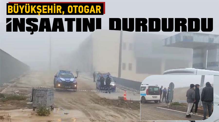 Büyükşehir, Çorlu otogar inşaatını durdurdu