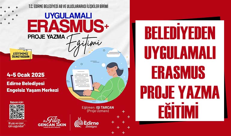 Belediyeden Uygulamalı Erasmus+ Proje Yazma Eğitimi