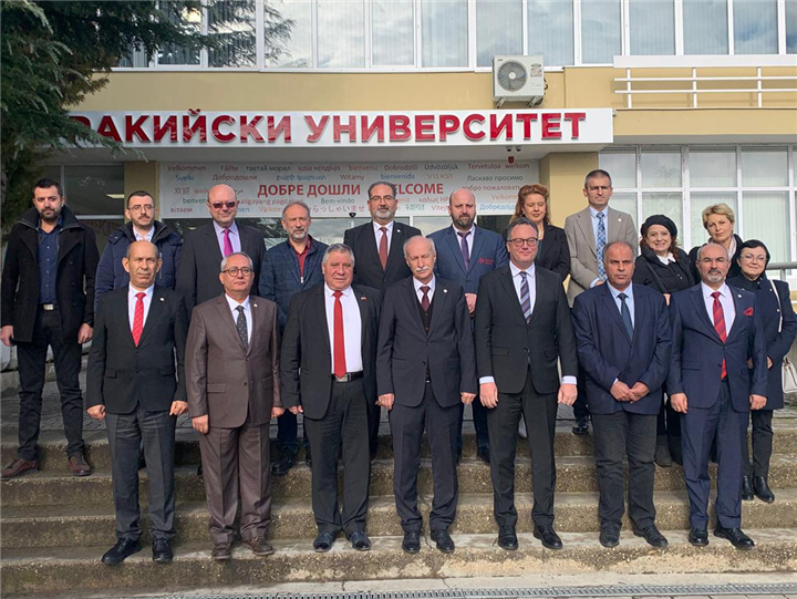 Trakya Üniversitesi yeni yönetiminden Balkanlara ziyaret  