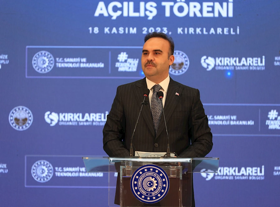 Bakan Kacır, Kırklareli OSB Toplu Açılış Törenine katıldı
