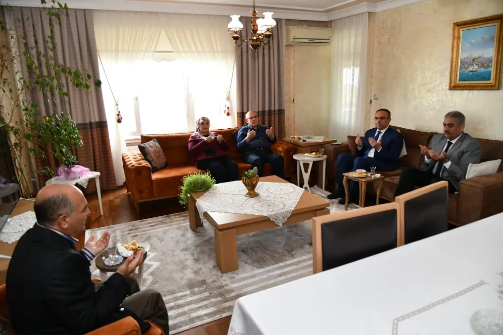Vali Soytürk’ten şehit ailesi ve gaziye ziyaret 
