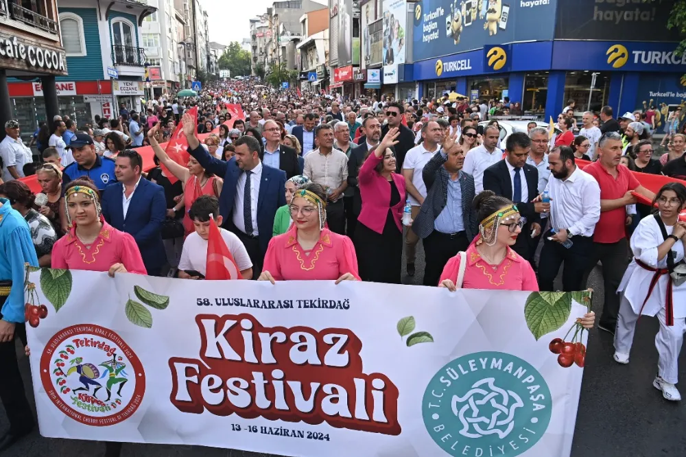 58. Uluslararası Tekirdağ Kiraz Festivali başladı