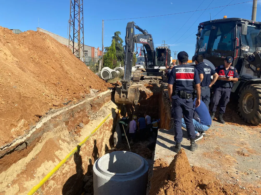 Velimeşe OSB’de toprak kayması; 1 işçi hayatını kaybetti