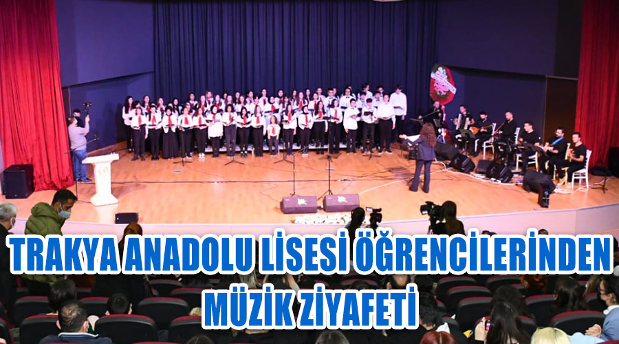 Trakya Anadolu Lisesi öğrencilerinden müzik ziyafeti