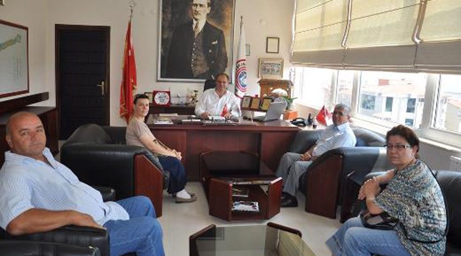  Genel Başkan Boyraz, belediyeyi ziyaret etti