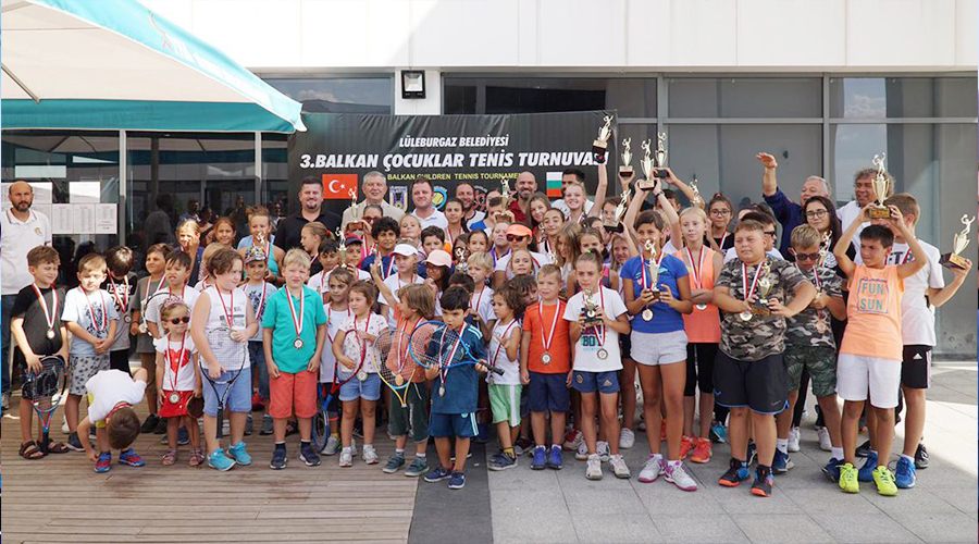 3. Balkan Çocuklar Tenis Turnuvası sona erdi