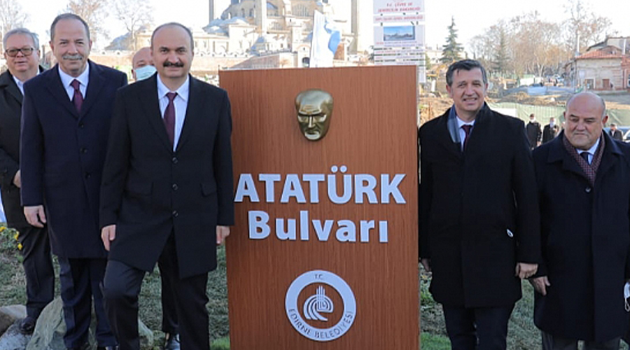 Atatürk Bulvarı törenle açıldı