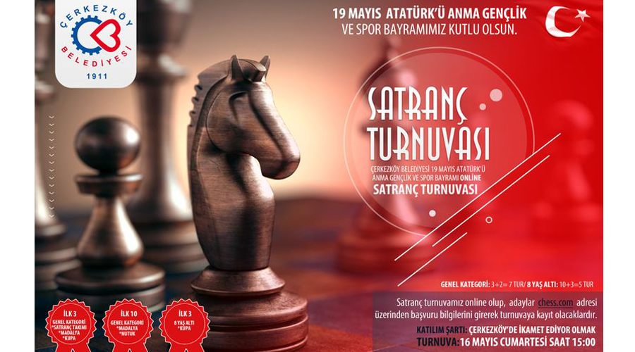Belediye, Online Satranç Turnuvası düzenledi