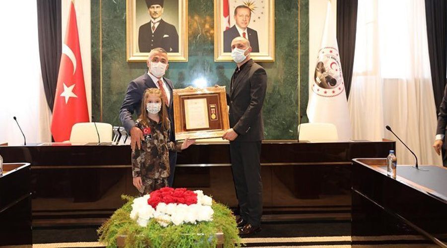 Devlet Övünç Madalyası ve Beratı Tevcih Töreni yapıldı