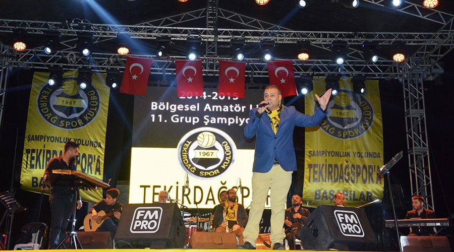 Tekirdağspor şampiyonluk kutlaması yaptı 